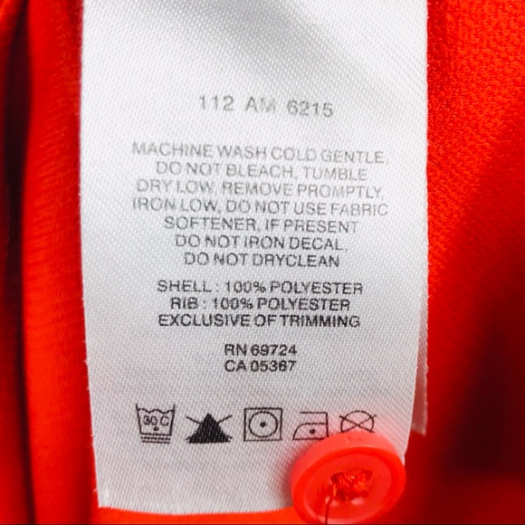 Mens Columbia Orange Polo Size L - Picture 7 of 7